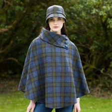 Ladies Irish Tweed Poncho (67)