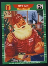 2022 Leaf '89 NFL Pro Set FB Retro Reprint Design #1989-14 Santa Claus w/ Pele