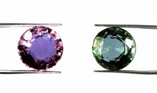 Certificado Natural 12.40CT Ruso Cambio de Color Alejandrita Gema NN690