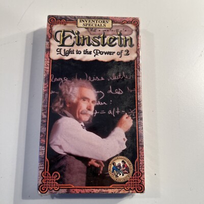 Einstein Light to the Power of 2 VHS VCR Video Tape New / Sealed Movie Inventor