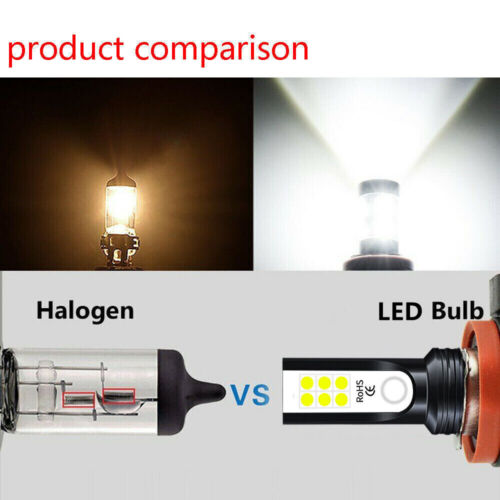 LED Fog Light Bulb H11 High Power Driving Lamps 10000k White Fog light Bulbs Kit - Bild 11 von 12