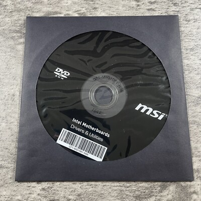 Intel Motherboards MSI H510M-A Pro Drivers & Utilities CD Software