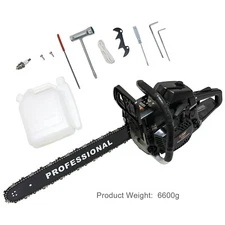 58CC Gasoline Chain Saw 20 Inch Guide Board  2-Cycle for Trees Gas Powered Farm