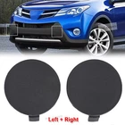 Pair Front Bumper Tow Hook Cover Caps For Toyota RAV4 2013 2014 2015 2PCS LH&RH