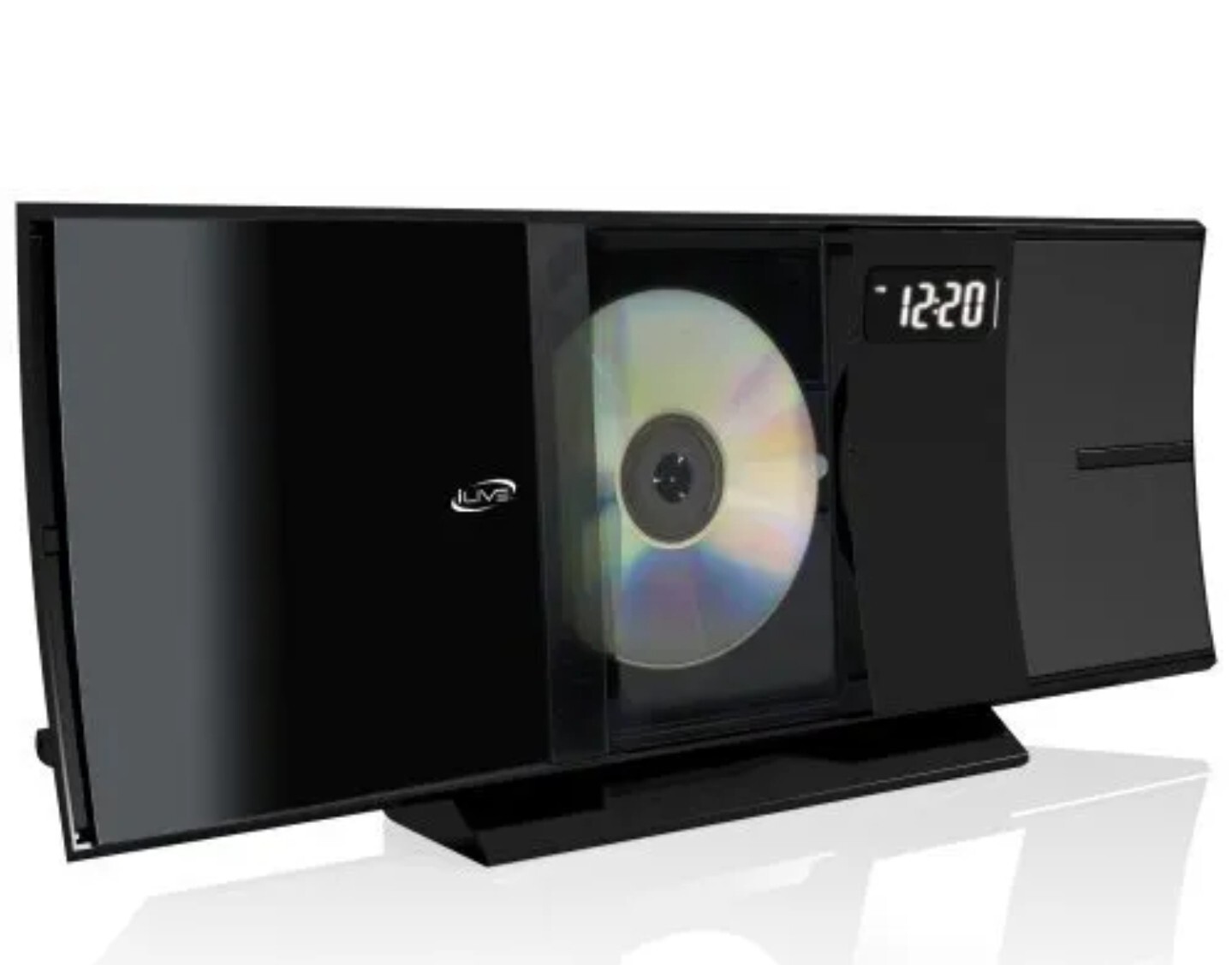 iHB603B Wireless Bluetooth Speaker System with CD Player and FM Radio Black