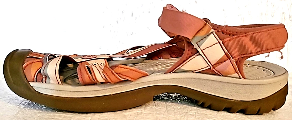 Keen Women's Sandals Rose Sandal SZ 8.5 Hook N Loop Multi-colored Rubber Soles - Image 4 of 4