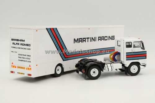 IXO TTR018 Volvo F88 tracktor truck with semitrailer "Martini Racing" racing ... - Picture 2 of 3