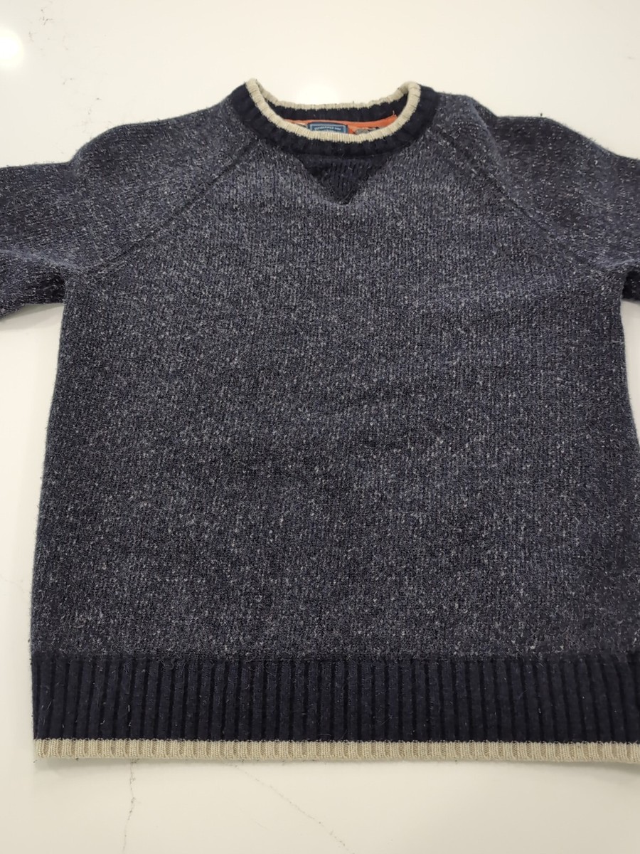 Cambridge Dry Goods Blue Lamb's Wool Pull Over Sweater Size Medium