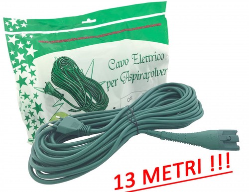 CAVO ALIMENTAZIONE 13 METRI FOLLETTO VK130 VK131 CON SPINA ITALIA PER  VORWERK | eBay