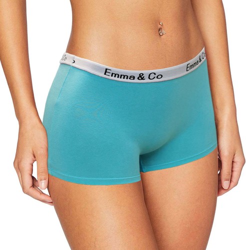 Trifolium Ladies Cotton Hipster Girls Boyshorts Boxer Colours Underwear Short - Picture 44 of 51