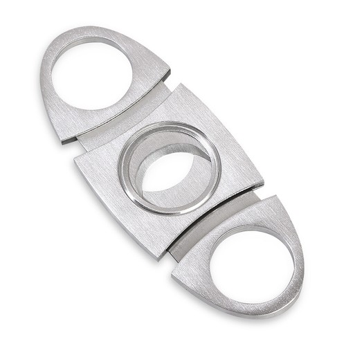Taglierina per sigari acciaio inox lame taglierina doppia lame con confezione regalo - Foto 10 di 11