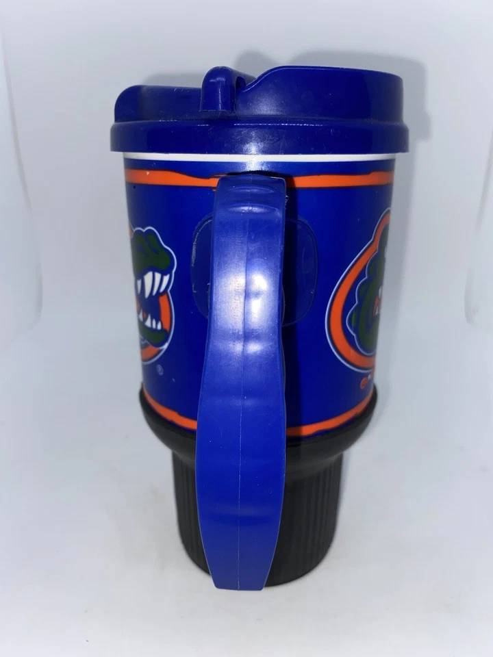 Taza de viaje Florida Gators Whirley de 14 oz con mango con licencia NCAA PL1 Foto 2 de 4