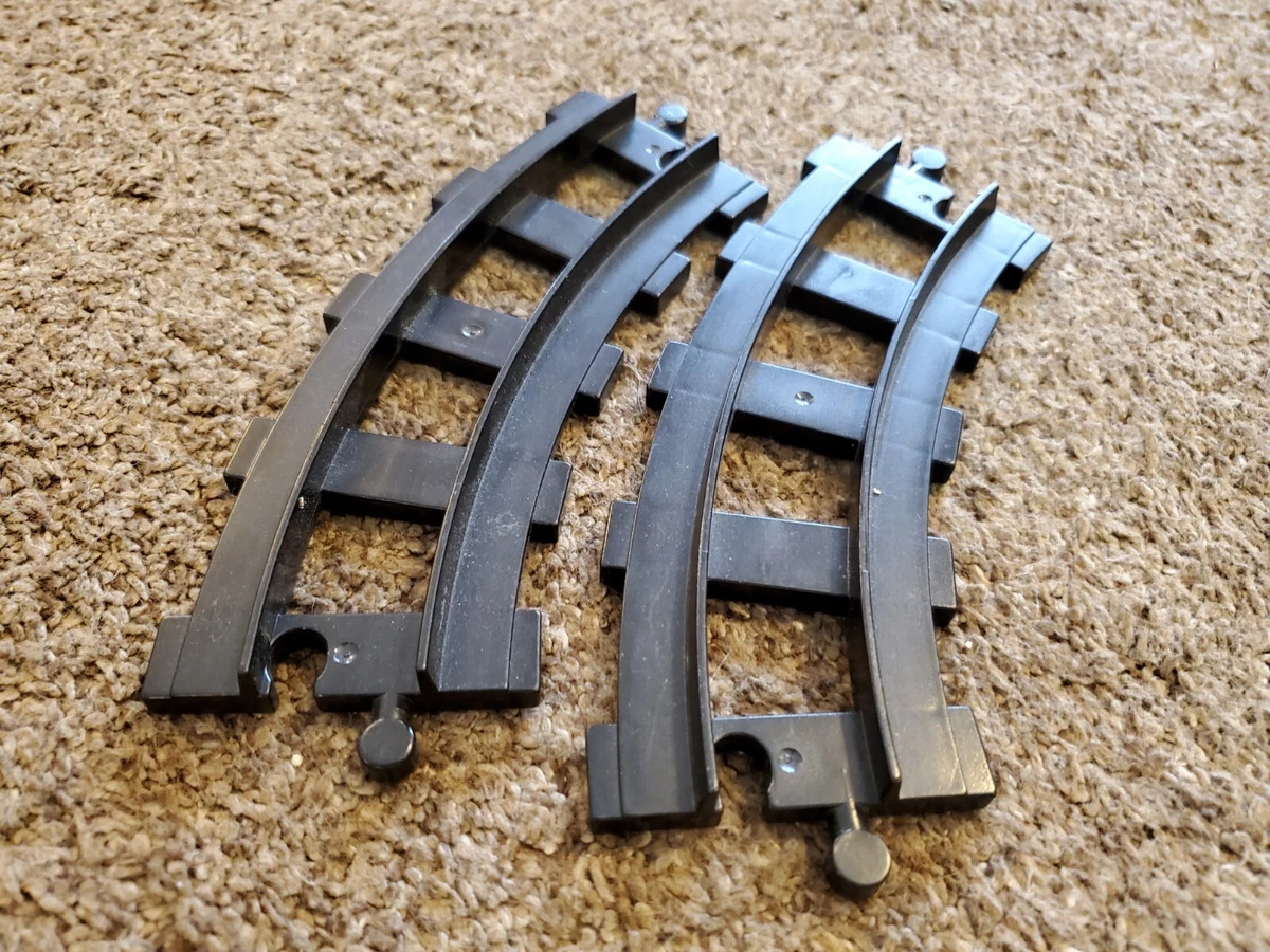 Black duplo train track hotsell