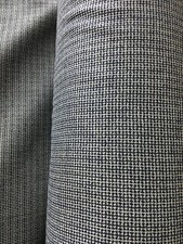 NAVY BLUE WHITE Houndstooth Woven 100 Polyester Fabric 60 in. Sold BTY