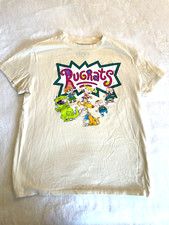 Vintage Nickelodeon Women Top XS T-Shirt Graphic Rugrats Cartoon TV