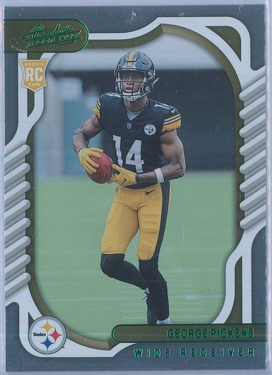 2022 Panini Absolute Football George Pickens Green Parallel #123