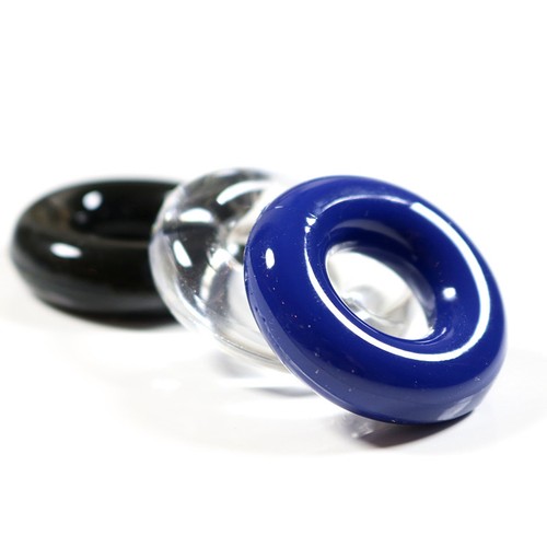 BIG O Ring Stop Premature Ejaculation Erection Impotence Penis Delay Aid 3 Rings - Picture 2 of 3