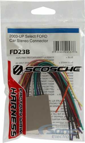 Scosche FD23B Aftermarket Stereo Wire Harness for 2003-09 Ford Vehicles - Picture 4 of 4