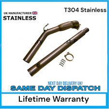 Downpipe scarico acciaio inox VW GOLF MK5 MK6 2.0 GTI TURBO 3" T304