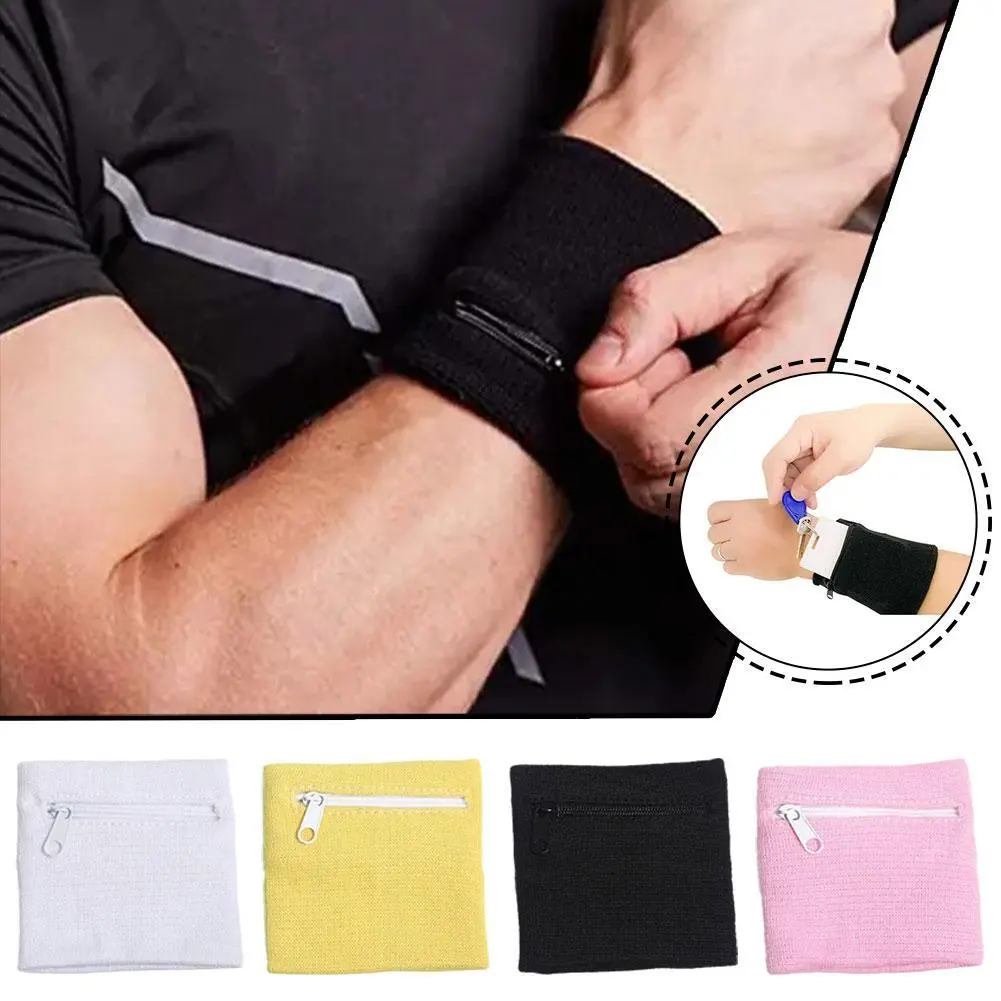 Sports Wristband Zipper Wrist Wallet Multifunction Running Bag Arm Band  Bags M4
