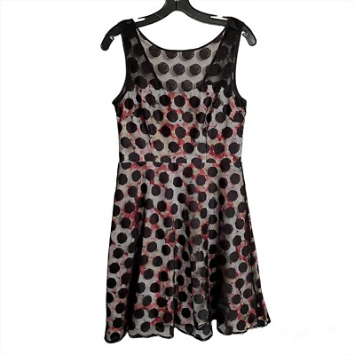 betsey johnson polka dot mesh dress Vintage short polka dot Betsey Johnson dress. Size 6 - 8