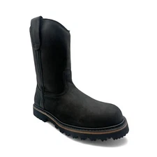 Men's Pull On Leather Heavy Duty Work Boot