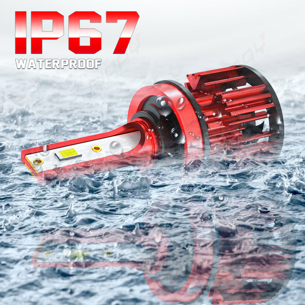 For Kawasaki ZX14r 2006-2014 2015 Combo H9 H11 LED Headlight Bulbs