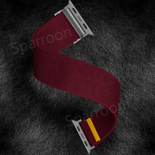 NEW Elastic Nylon Loop Strap Band For Apple Watch Series 10 9 8 7 6 5 Ultra 2 SE - Picture 47 of 107