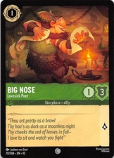 Big Nose Lovesick Poet 70/204 Whispers in the Well Disney Lorcana 002443