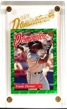 1993 DONRUSS ELITE DOMINATOR FRANK THOMAS #13 4519/5000 ORIGINAL ACRYLIC HOLDER