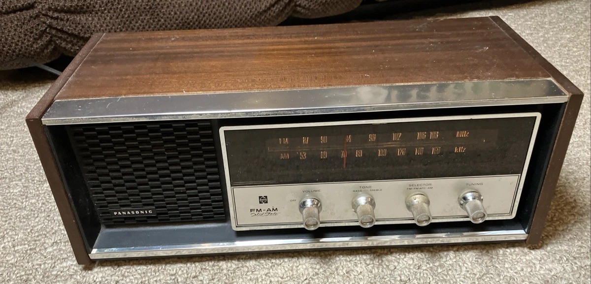 Vintage Panasonic AM FM Radio Indiana Collectible Transistor
