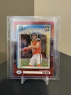 2024 Panini Donruss Optic Rated Rookie Bo Nix #369 Optic Preview Red Wave Prizm