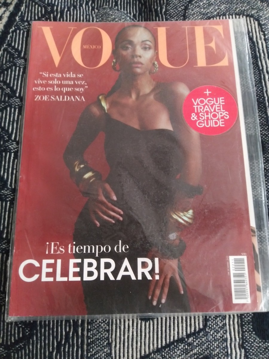 VOGUE Latin America Magazine (Dec 2022) ZOE SALDANA New! | eBay