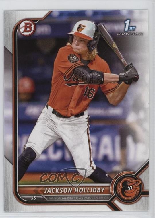 2022 Bowman Draft Jackson Holliday #BD-168 1ng8