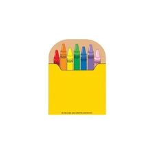 Creative Shapes Notepad Crayon Box Mini