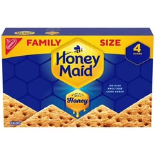 HONEY MAID Graham Crackers, Lunch Snacks, Family Size, 19.2 oz..