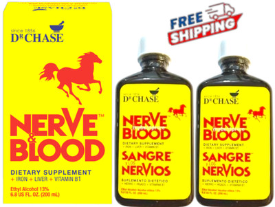 Dr. Chase Nerve & Blood Tonic 6.8oz   Sangre y Los Nervios - 2-pack