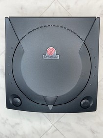 SEGA Dreamcast DC Console Battery mod Black Smoke Shell Replaced [Maintained]