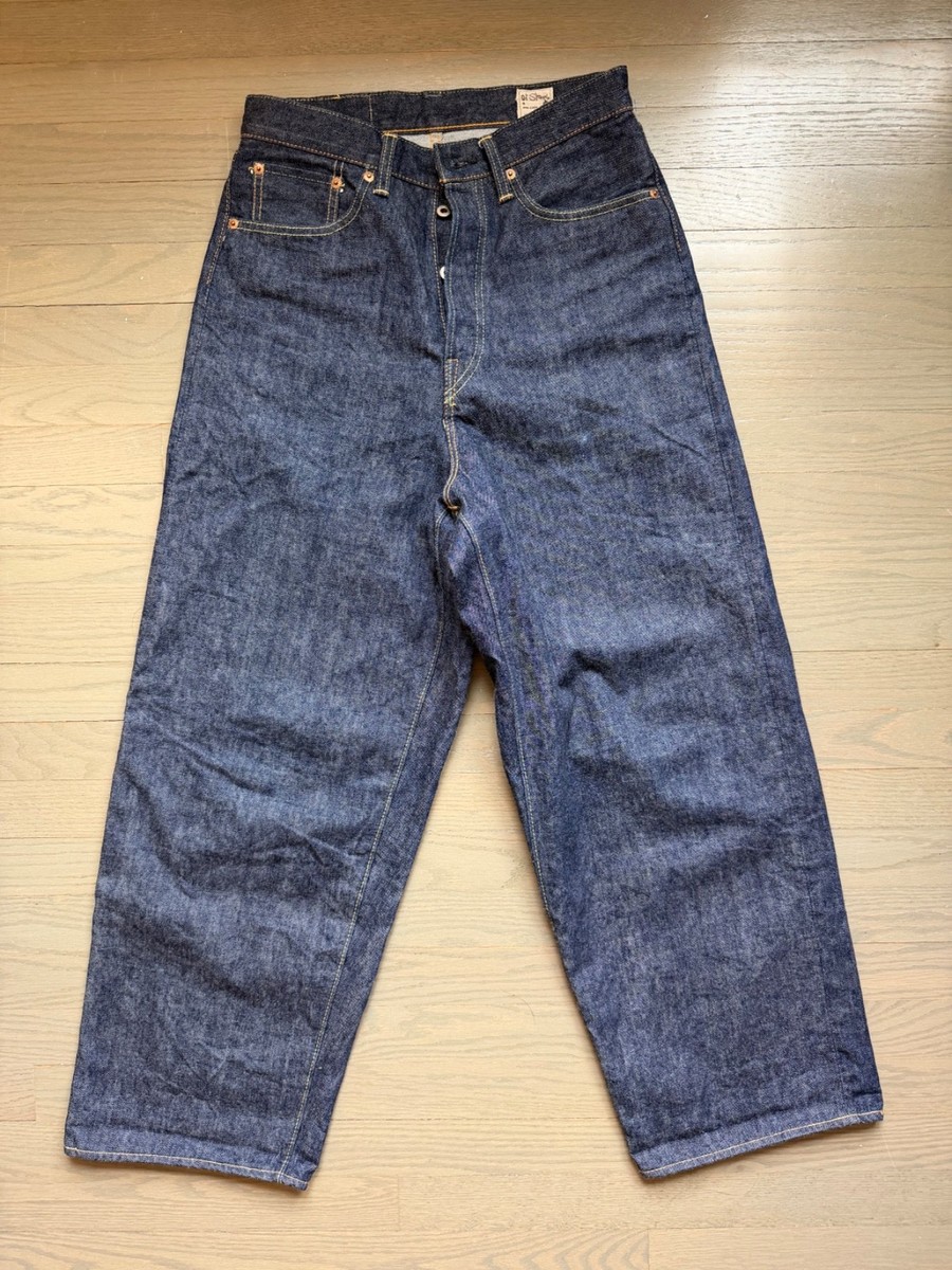 evan kinori ✕ orSlow デニム　日本未発売　タグ付き Evan kinori x orSlow Wide Leg Jeans Denim One Wash Japan Made XS