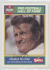 1990 Swell Pro Football Hall of Fame George Blanda #114 HOF 0il7