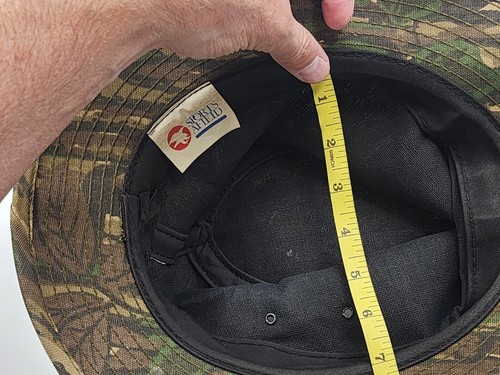 Vintage Sports Afield Realtree Camo Fedora Hat Mens Camouflage Hunting Cap - Picture 10 of 10
