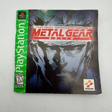 Metal Gear Solid Sony PlayStation Manual