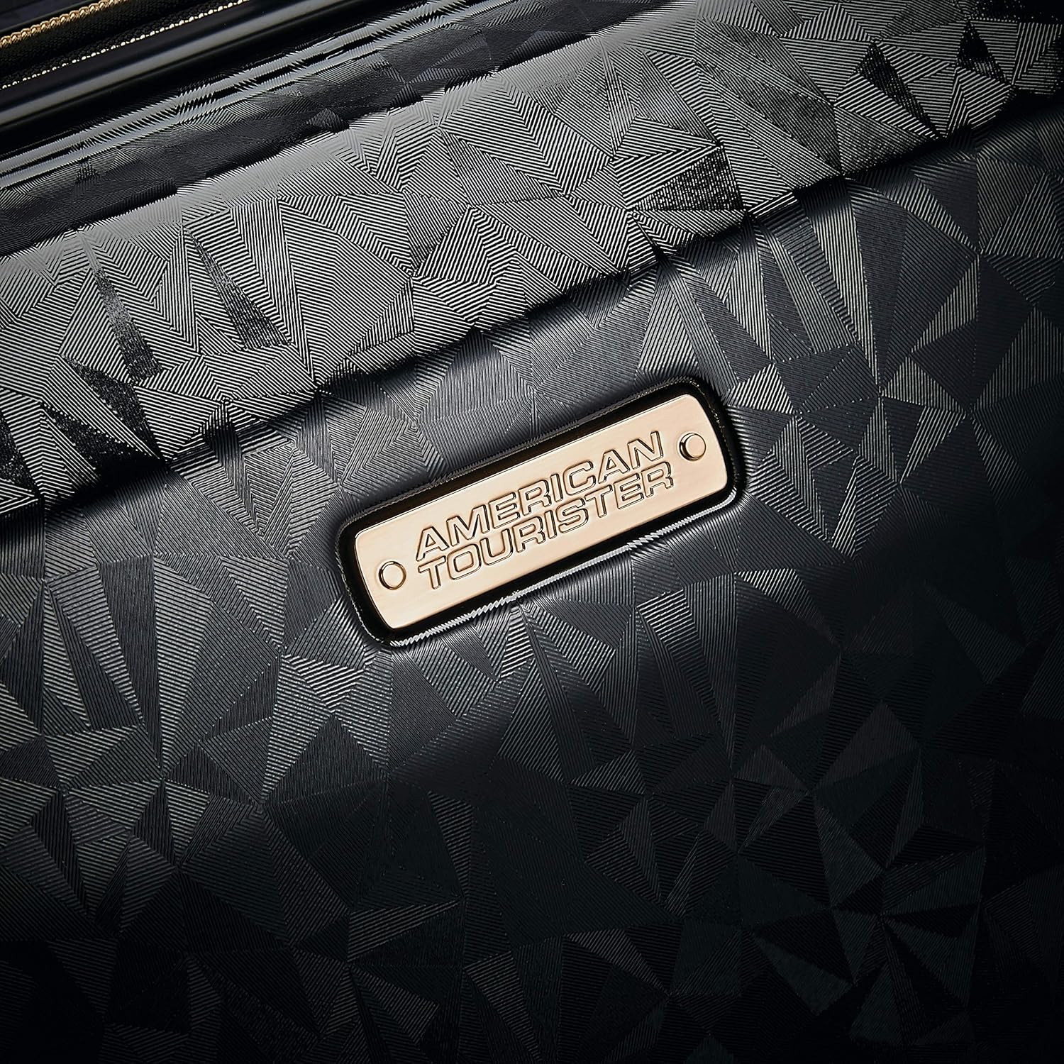 Stylish 25-Inch Black Hardside Luggage with Smooth Spinner Wheels