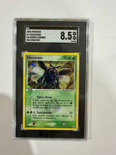 Heracross graded SGC 8.5 for sale on eBay
