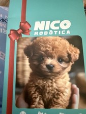 Nico Realistic Robot Puppy Interactive Walking Barking Plush Dog Toy