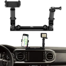 Phone Mount Fits 2016-2023 Tacoma 3rd Gen Aluminum Dash Action Camera Mount Kit