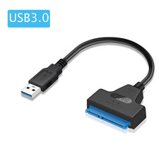 SATA to USB 3.0 / 2.0 Cable up to 6 Gbps for 2.5 Inch External HDD SSD Hard Driv