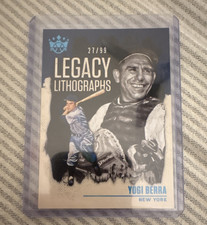 2021 Panini Diamond Kings Legacy Lithographs Yogi Berra #LL-19 Holo Blue /99