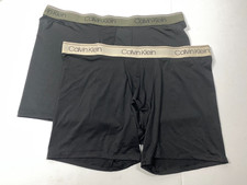 Calvin Klein Stretch Microfiber Boxer Briefs XL - Black