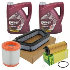 Inspektionspaket Filterset Audi A8 4E 3,0 TDI quattro -09/2008 + 10L 5W30 Öl